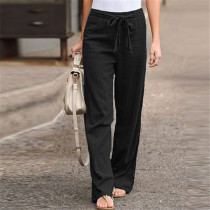 Casual Solid Color Straight Pants SH-390484