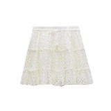 Solid Color High Waist Half Skirt WMEF-20222