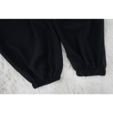 Shawl Laced Up Chiffon Bat Sleeve Top YF-10512