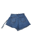 Casual Pocket Zipper Denim Shorts CM-8676