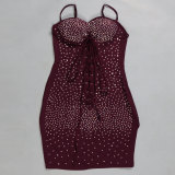 Plus Size Sexy Hot Drill Slim Bandage Dress NY-2717