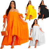 Sexy Off Shoulder Maxi Dress GFDY-1235