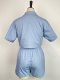 Short Sleeve Shirt And Shorts Two Piece Set GWDS-230522