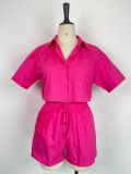 Short Sleeve Shirt And Shorts Two Piece Set GWDS-230522