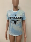 Tie Dye Print Short Sleeve T Shirt LSD-83202