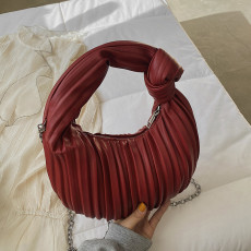 Vintage Pleated Tote Soft Knot Dumpling Bag HCFB-275007