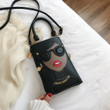Cartoon Beauty Shoulder Handheld Diagonal Bag HCFB-008