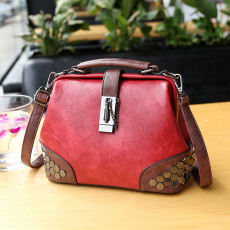 Retro Lock Rivet Shoulder Crossbody Bag HCFB-392014