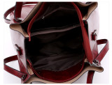 Solid Color Tote Shoulder Crossbody Bag Four Piece Set HCFB-31209