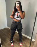 Casual Multicolor Slim Jeans MEM-88516