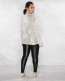 Casual Sequin Long Sleeve Blazer Coat TR-1280