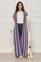 Fashion Long Sleeve Jacquard Knit Cardigan TR-1286
