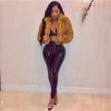 Loose Faux Fur Cardigan Fleece Jacket ZSD-0154