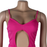 Solid Color Swimsuit Mesh Two Piece Set SFY-Z018