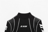 Sexy Mesh Printed Long Sleeve Bodysuit XEF-P1732914