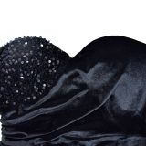 Sequin Big Swing Split Wrap Chest Maxi Dress BY-6712
