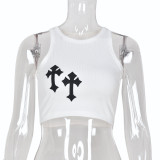 Sleeveless Print Tank Tops GNZD-6322TL