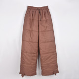 Warm Sandwich Cotton Drawstring Cotton Pants GNZD-8743PD