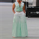 Striped Gradient Sleeveless Wide Leg Pant Two Piece Set MUE-8013