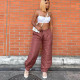 Warm Sandwich Cotton Drawstring Cotton Pants GNZD-8743PD