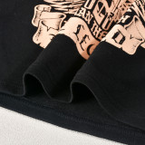 Long Sleeve Print Hooded Sweatshirt GNZD-9688TD