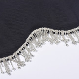 Single Shoulder Sleeve Chain Tassel Tops GNZD-6892TL
