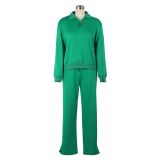 Padded Thickened Sports Loose Sweatshirt 2 Piece Set AIL-258