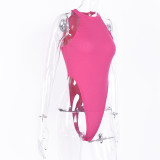 Sleeveless Solid Color Bodysuit BLG-P930741A