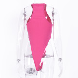 Sleeveless Solid Color Bodysuit BLG-P930741A