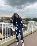 Printed Sweatshirt Sport Casual Suit GMOY-XS0021
