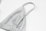 Sexy Sling Tube Tops Pants Three Piece Set BLG-S289964A