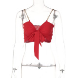 Sexy V Neck Backless Sling Tube Top Tops BLG-T227777K