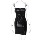 Backless Tie Up Slim Mini Dress BLG-D1C7528A