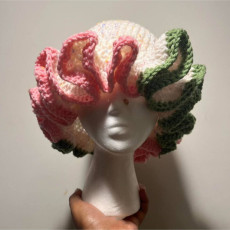 Fashion Ruffled Knit Hat GPCF-2023.2