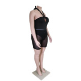 Fashion Mesh See Through Sport Suit QYXZ-9981