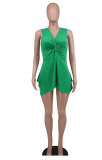 Fashion Sleeveless Solid T Shirt XHXF-401