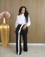 Solid Color Patchwork Casual Pant OD-8672