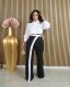Solid Color Patchwork Casual Pant OD-8672