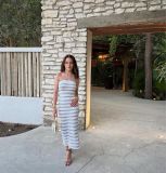 Sexy Knit Tube Tops Slim Maxi Dress GFQS-5514