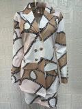 Fashion Long Sleeve Blazer And Skirt Two Piece Set GYSM-W0502