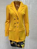 Fashion Long Sleeve Blazer And Skirt Two Piece Set GYSM-W0502