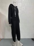 Solid Color Hooded Loose Jumpsuit GYSM-W0729