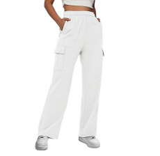 Casual Solid Color Sport Loose Pants GYSM-W0710