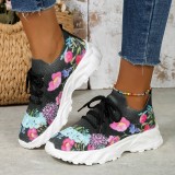 Flower Pattern Sport Casual Shoes GYUX-555