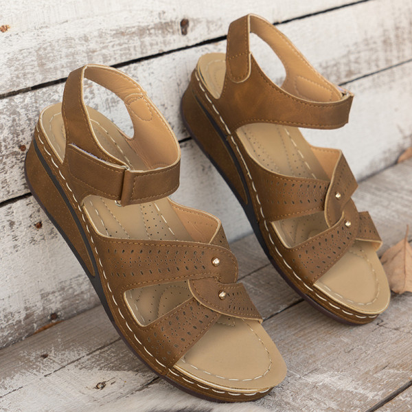 Fish Mouth Open Toe Non-Slip One Buckle Sandals GYUX-F21