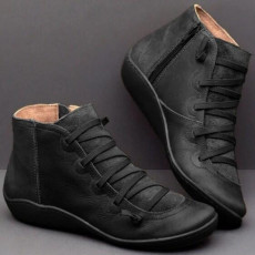 Solid Color Martin Boots Casual Short Boots GYUX-4142