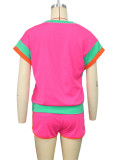 Fashion Loose Short Sleeve Two Piece Short Set SH-391154