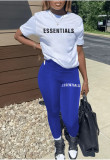 Casual Short Sleeve Print Pants 2 Piece Set GDNF-N8000E3A