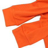 Solid Color Bandage Waist Two Piece Skirts Set CYA-901215