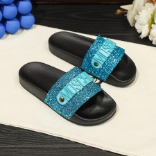Cowhide Non-slip Letter Sandals GDLW-777